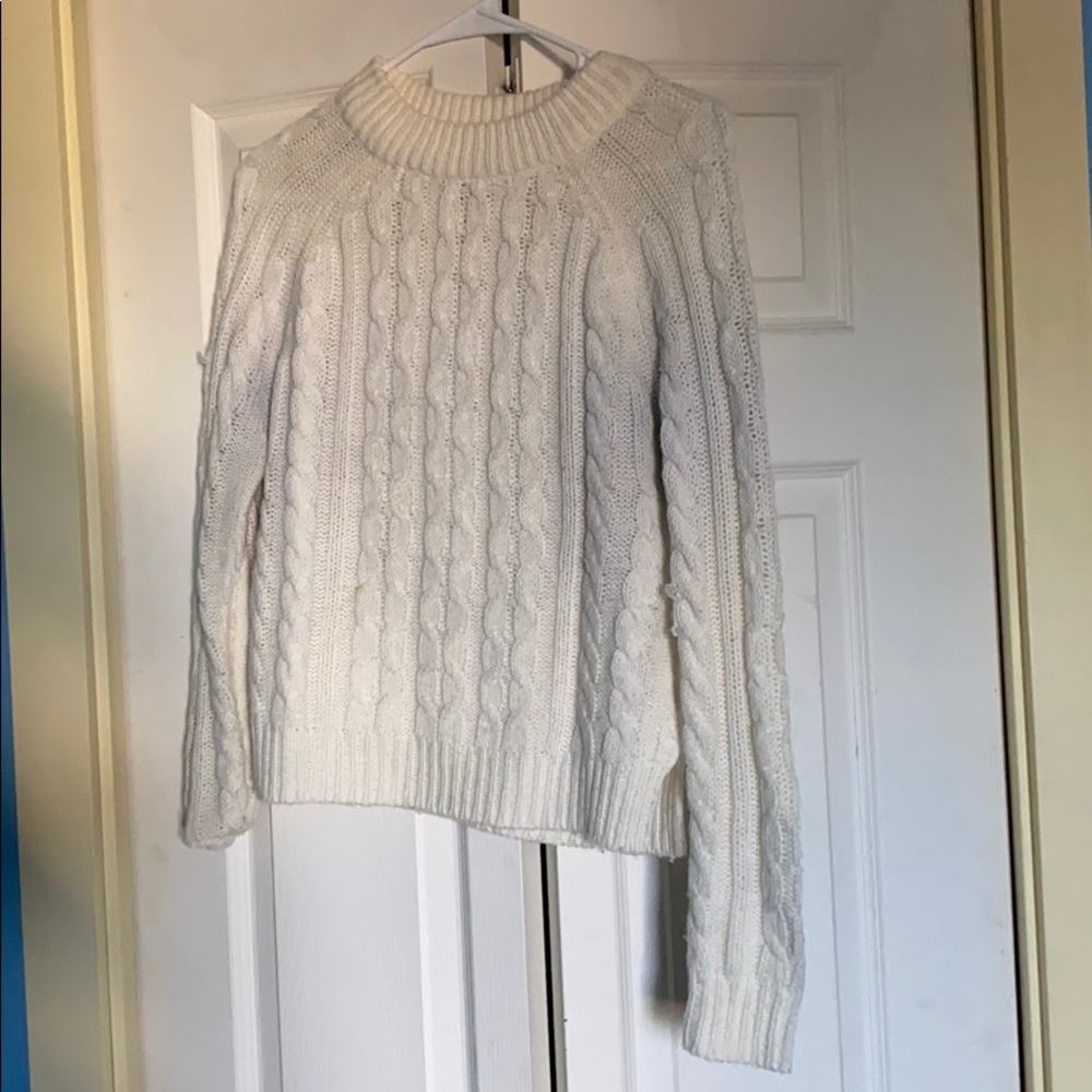 Cream sweater